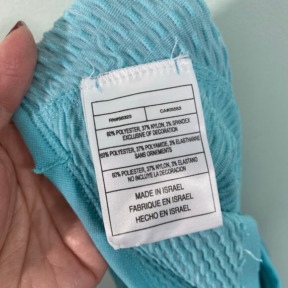 Nike Women Powder Blue Compression Athletic Long Sleeve Top Size M/L - Picture 7 of 8